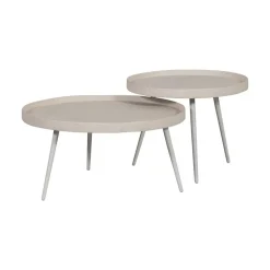 Bounds Bijzettafel hout/metaal naturel 58cm