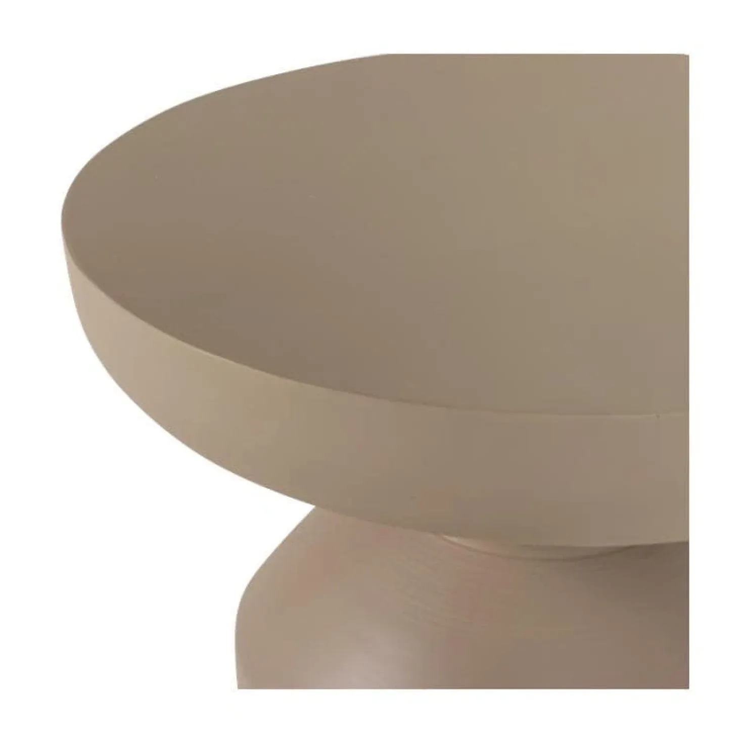 Bova Bijzettafel rond Metaal Bruin 45cm