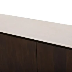 Bovenblad Dallas Dressoir Beige Marmer 165cm