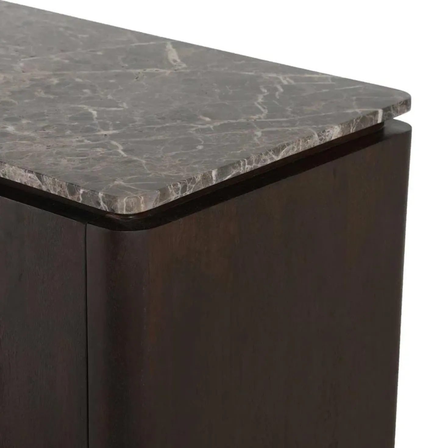 Bovenblad Dallas Dressoir Bruin Marmer 100cm