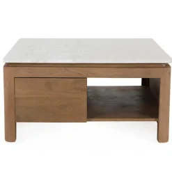 Bovenblad Dallas Salontafel Beige Marmer