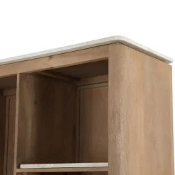 Bovenblad Dallas Vakkenkast XL Beige Marmer