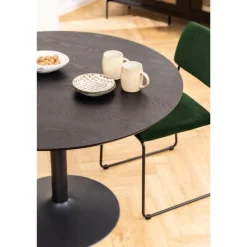 Brad Eettafel rond Zwart 110cm