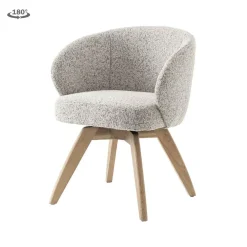 Brescia Eetkamerstoel beige wit