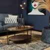 Bris salontafel goud ovaal