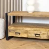 Britt tv meubel industrieel mangohout 180cm