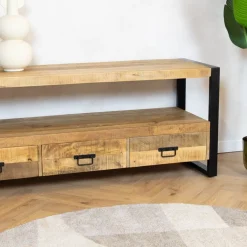 Britt tv meubel industrieel mangohout 150cm