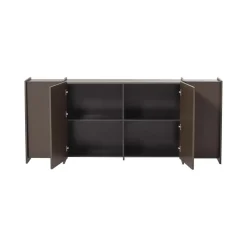 Brock Dressoir Essen fineer Middenbruin 200cm