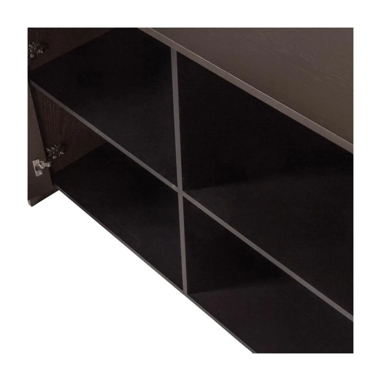 Brock Dressoir Essen fineer Middenbruin 200cm