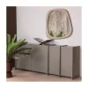 Brock Dressoir Essen fineer Warmgrijs 200cm