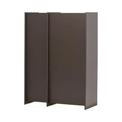 Brock Kledingkast 2-deurs Essen fineer Middenbruin 102cm