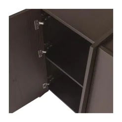 Brock Kledingkast 2-deurs Essen fineer Middenbruin 102cm