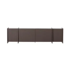 Brock Tv meubel Essen fineer Middenbruin 200cm