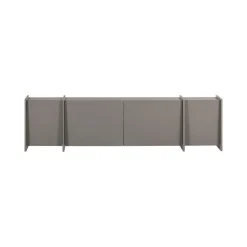 Brock Tv meubel Essen fineer Warmgrijs 200cm