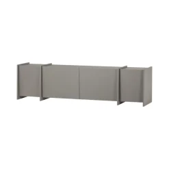 Brock Tv meubel Essen fineer Warmgrijs 200cm