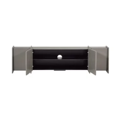 Brock Tv meubel Essen fineer Warmgrijs 200cm