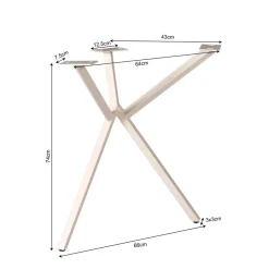 Bronco Y-Poot zand 53cm