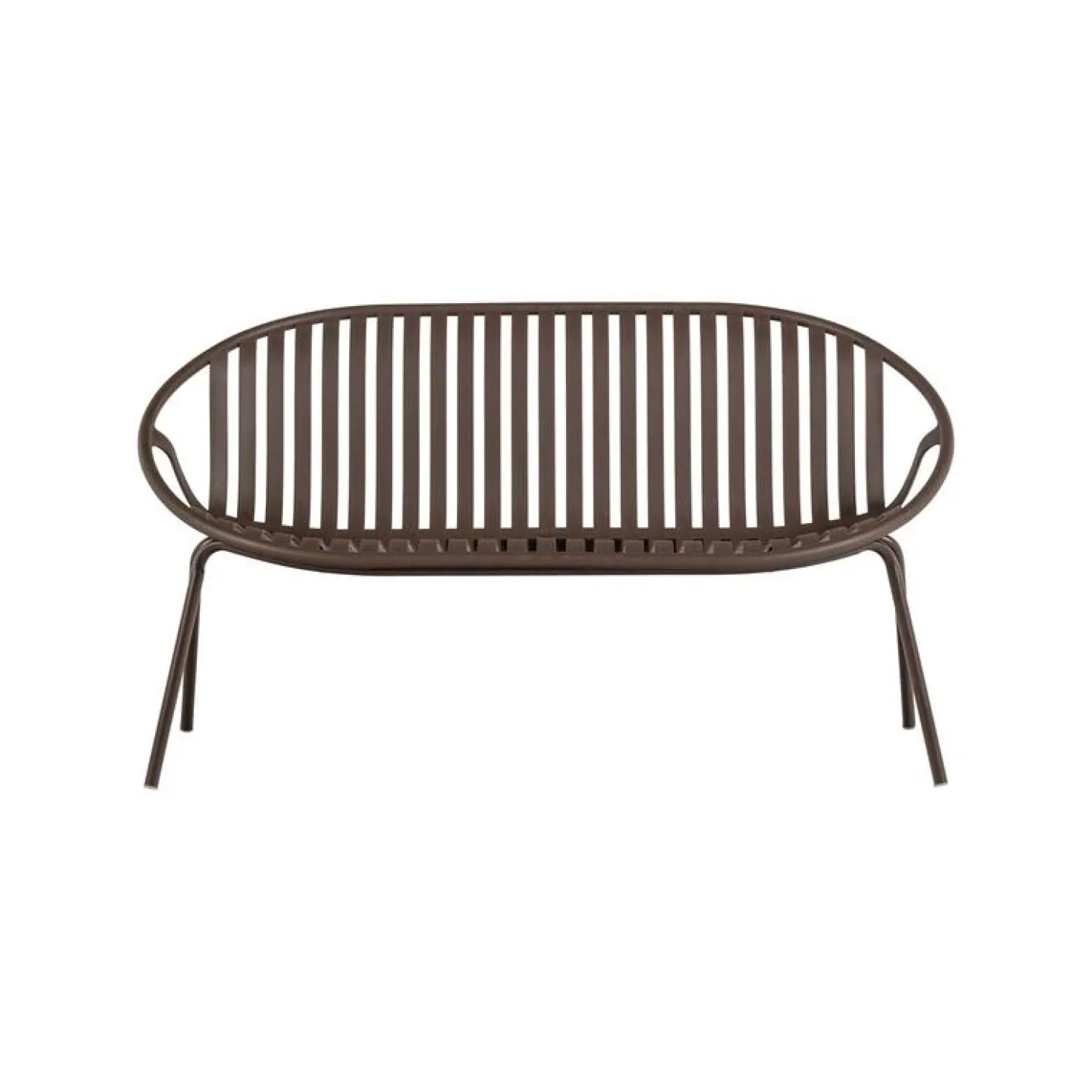 Bruce Tuinbank 2-zits paars/bruin 131cm