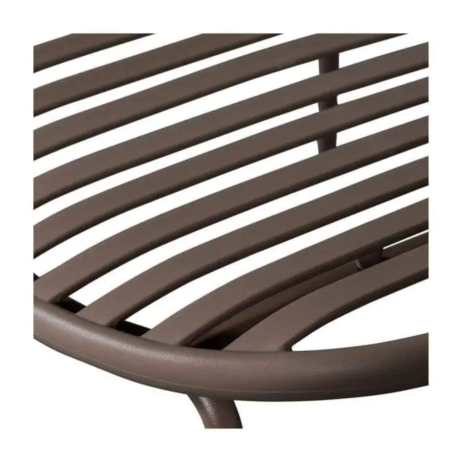 Bruce Tuin loungestoel met hocker paars/bruin