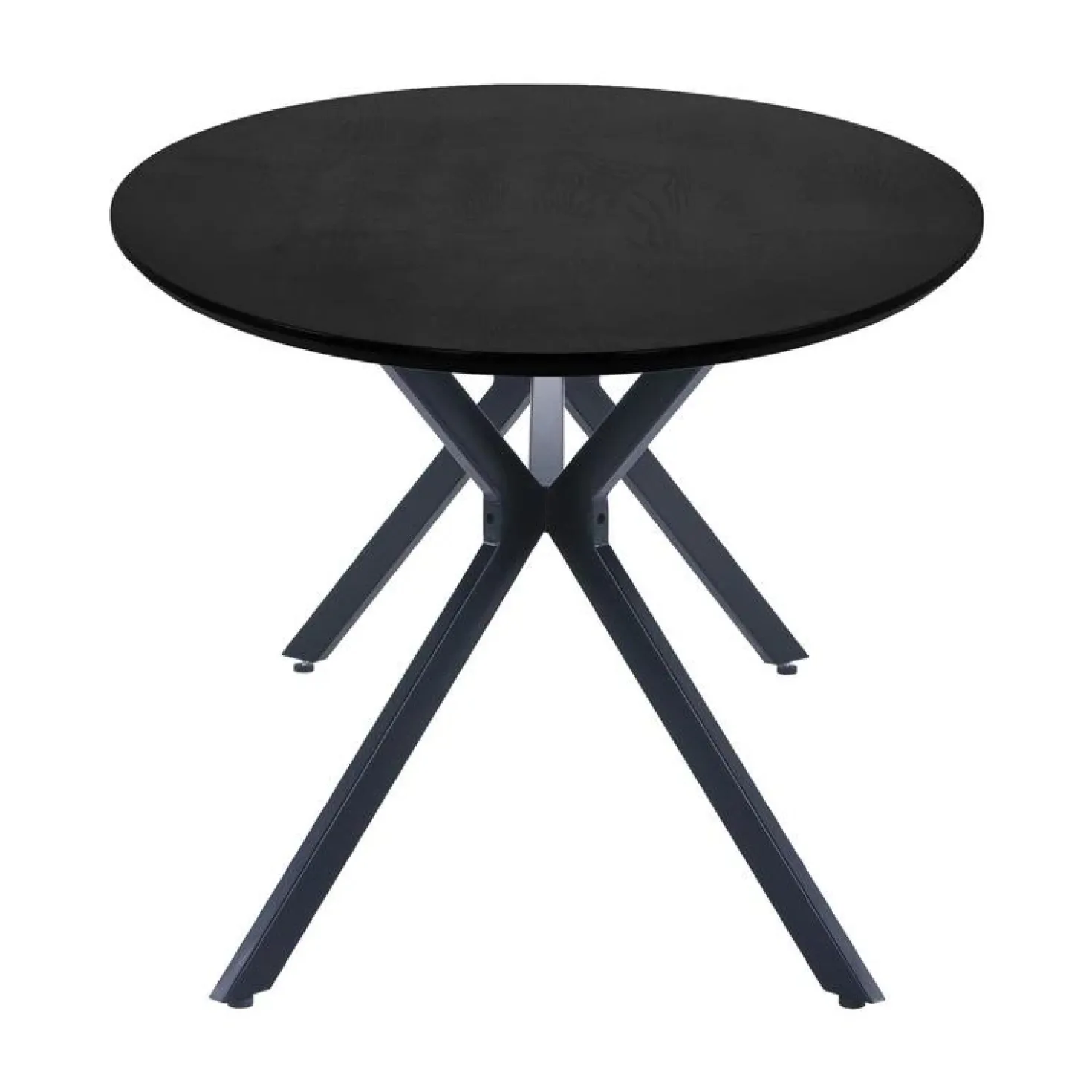 Bruno Ovale Eettafel zwart 220cm