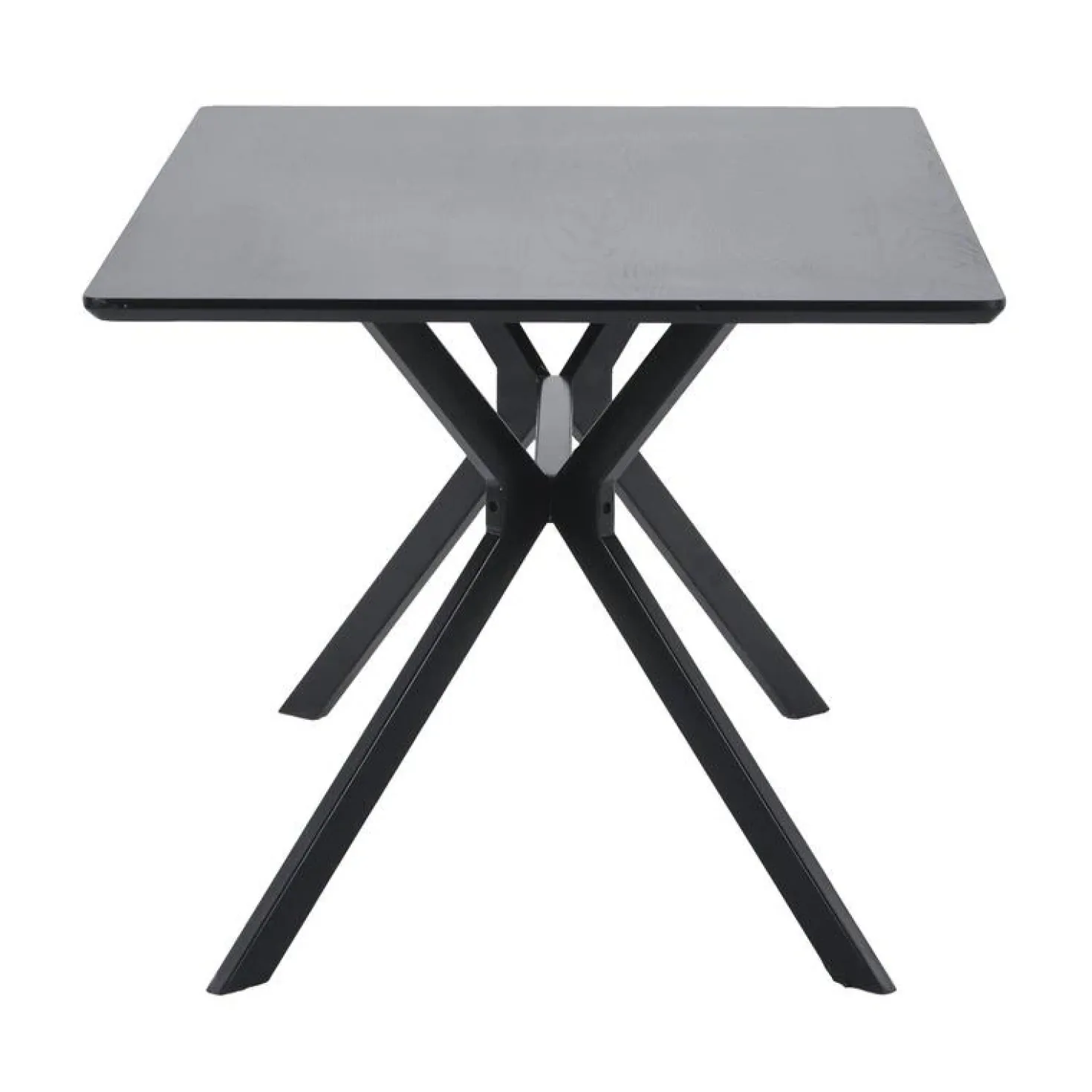 Bruno Rechthoekige Eettafel zwart 160cm