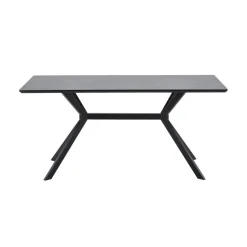 Bruno Rechthoekige Eettafel zwart 160cm