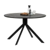 Bruno Ronde Eettafel zwart 120cm