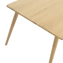 Burcei eettafel naturel eikenhoutfineer 150cm