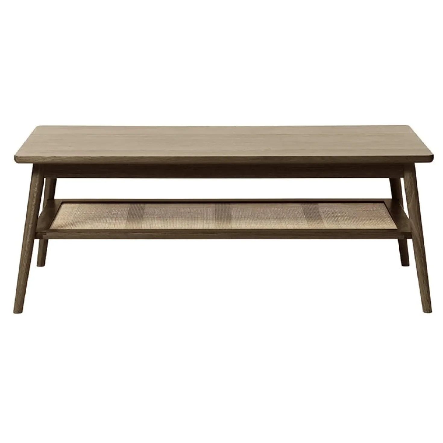 Burcei salontafel donkerbruin eikenhoutfineer 120cm