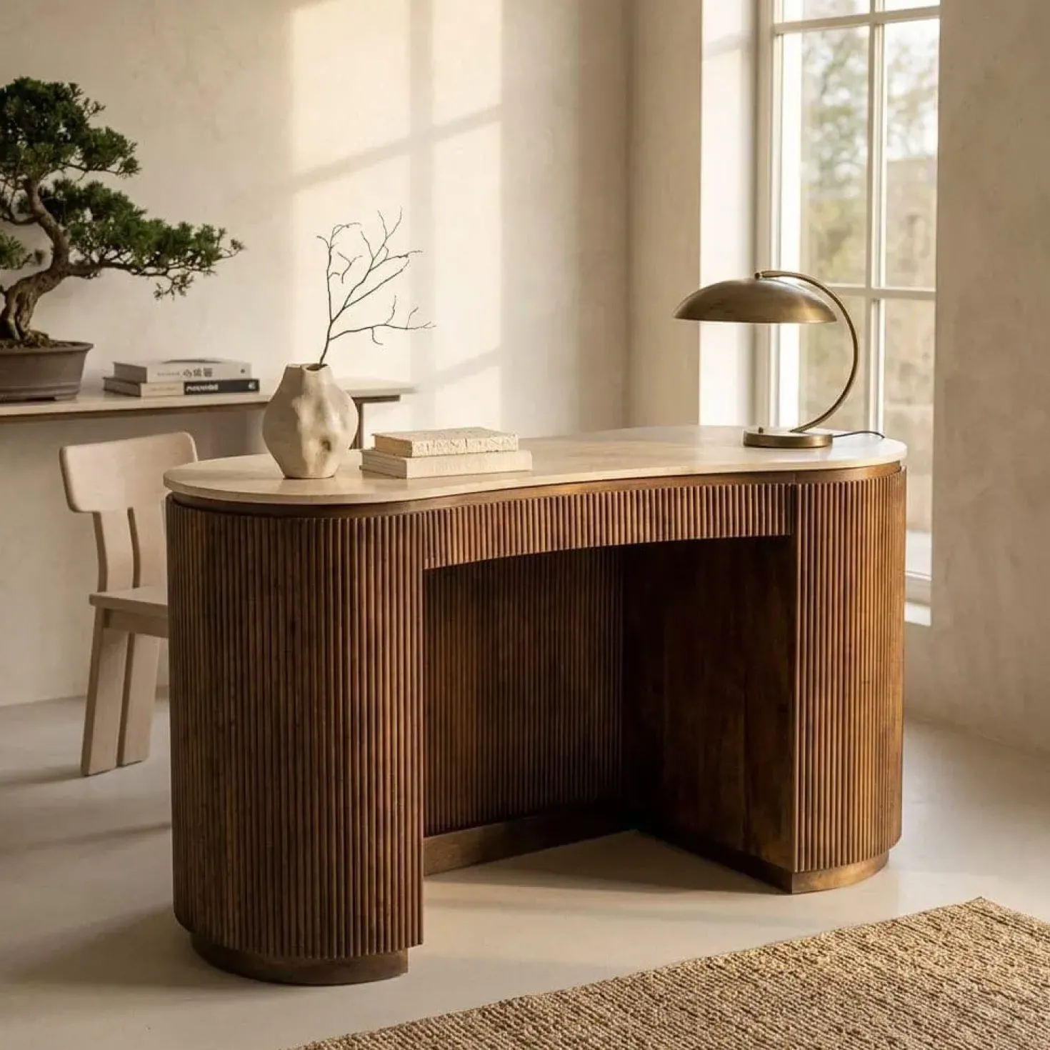 Bureau Mari bruin 129cm