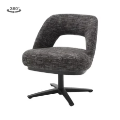 Caldes Eetkamerfauteuil Blauw-Grijs
