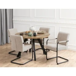 Callario Uitschuifbare Eettafel Naturel 210cm