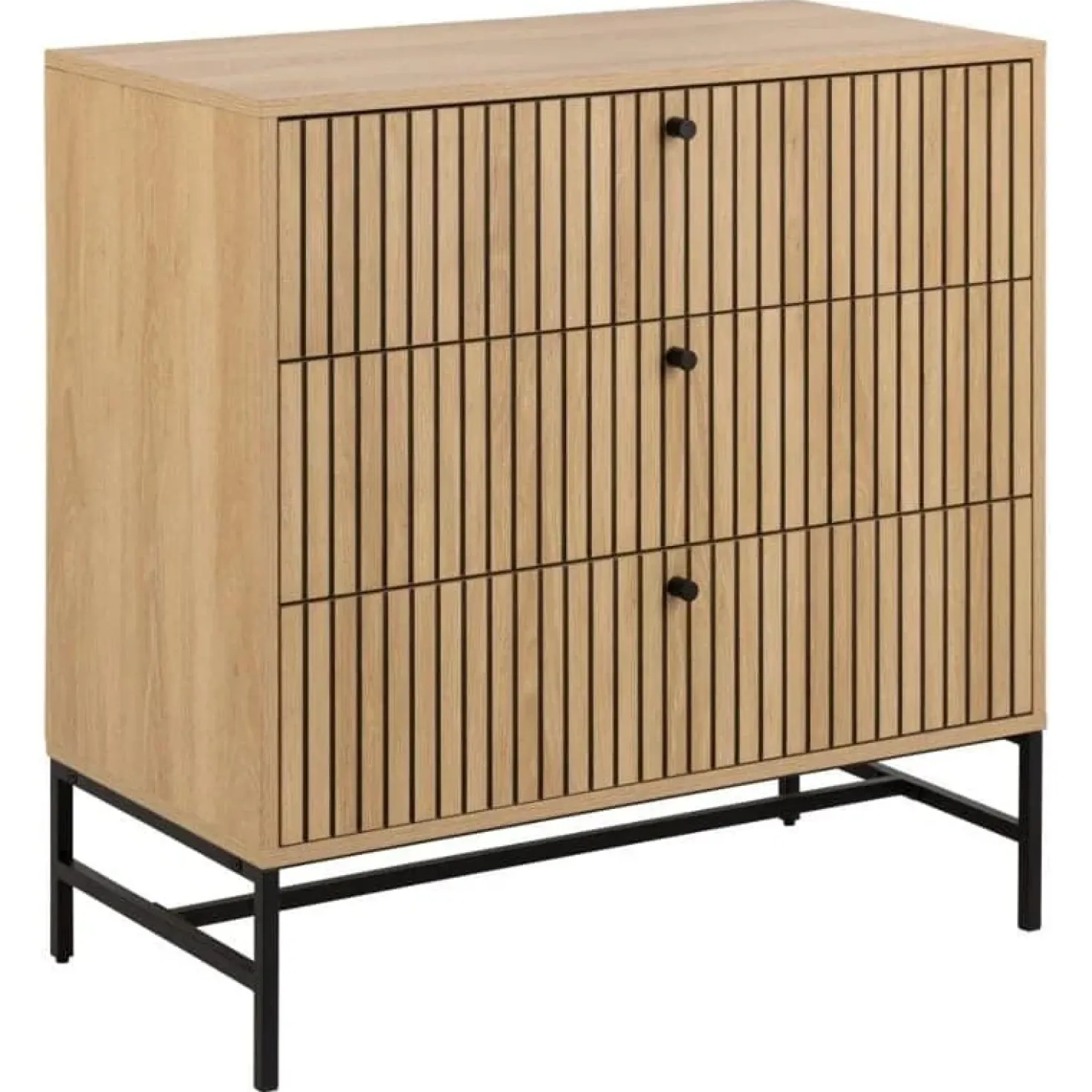 Calmera Ladekast Naturel 3 lade 80cm