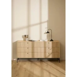 Calmera Ladekast Naturel 6 lade 157cm