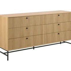 Calmera Ladekast Naturel 6 lade 157cm