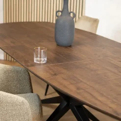 Calvenza uitschuifbare Eettafel Deens ovaal 220/277cm - Zelf samenstellen