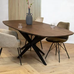 Calvenza uitschuifbare Eettafel Deens ovaal 160/217cm - Zelf samenstellen