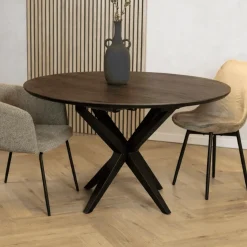 Calvenza uitschuifbare Eettafel rond 120/160cm - Zelf samenstellen