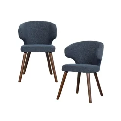 Cape Eetkamerstoel stof blauw