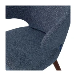 Cape Eetkamerstoel stof blauw