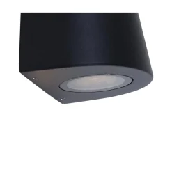 Carcer 1-lichts Buitenlamp pion Zwart inclusief lichtbron
