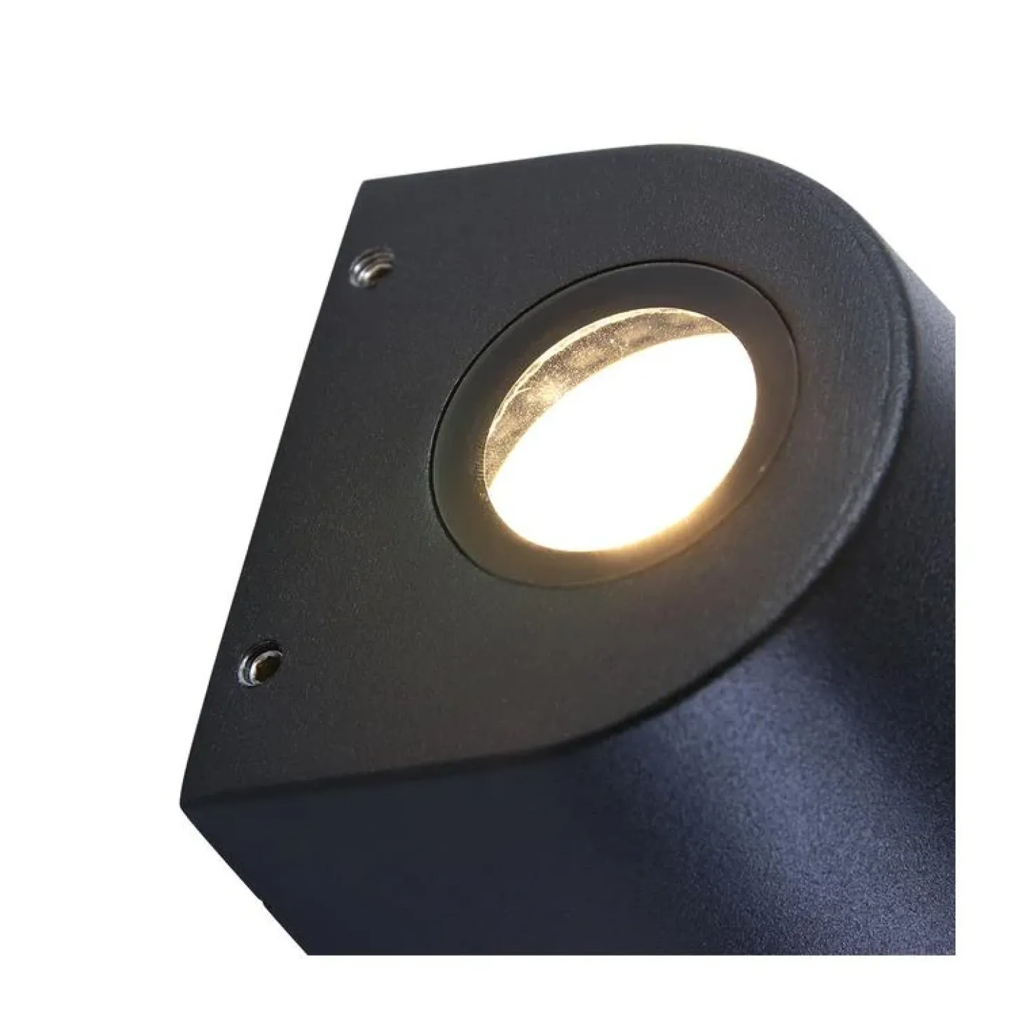 Carcer 1-lichts Buitenlamp pion Zwart inclusief lichtbron