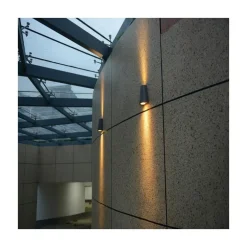 Carcer 1-lichts Buitenlamp pion Zwart inclusief lichtbron