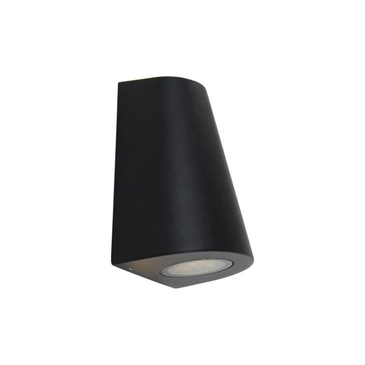 Carcer 1-lichts Buitenlamp pion Zwart inclusief lichtbron