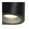 Carcer 1-lichts Buitenlamp rond Zwart inclusief lichtbron