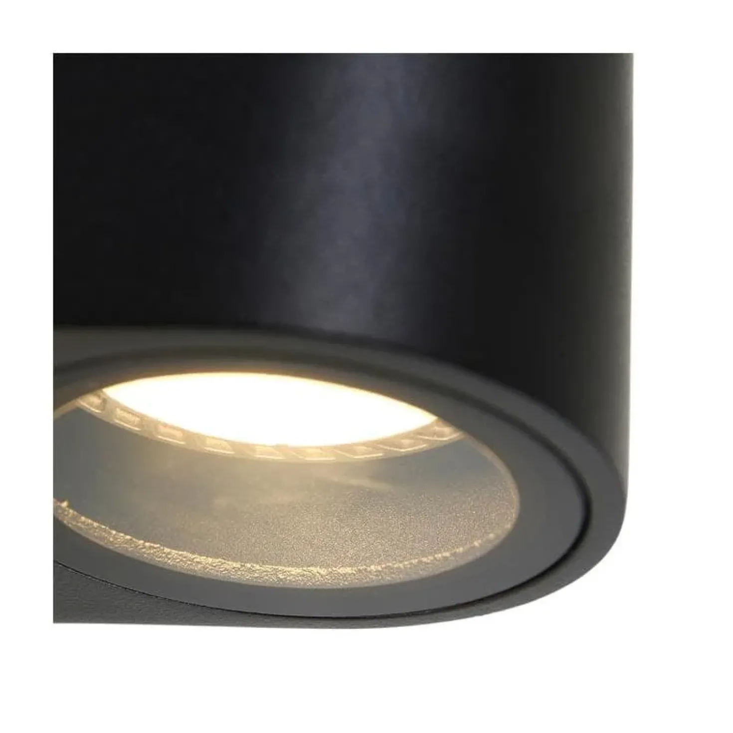 Carcer 1-lichts Buitenlamp rond Zwart inclusief lichtbron