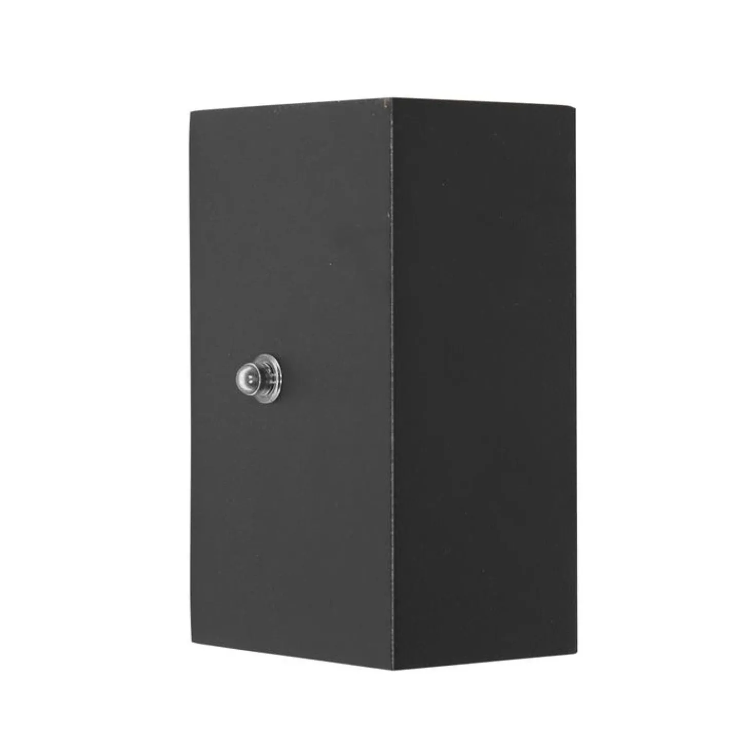 Carcer 2-lichts Buitenlamp vierkant Zwart Schemer sensor