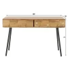 Caressa kaptafel industrieel 125cm