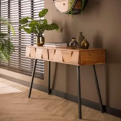 Caressa kaptafel industrieel 125cm
