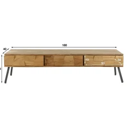 Caressa tv meubel industrieel 180cm